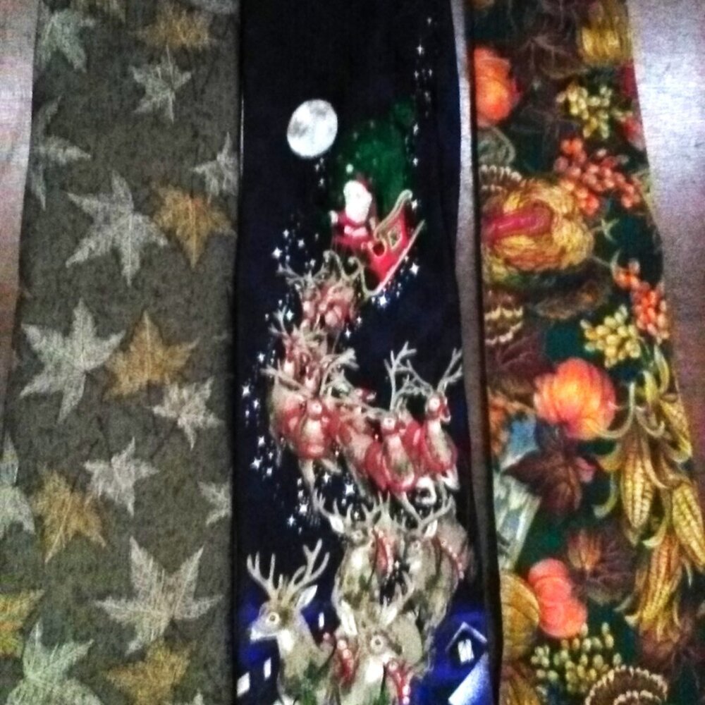 3 Ties - Fall & Christmas